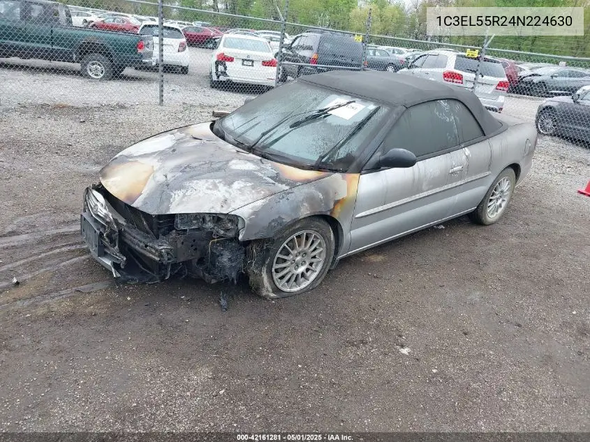 2004 Chrysler Sebring Lxi VIN: 1C3EL55R24N224630 Lot: 42161281