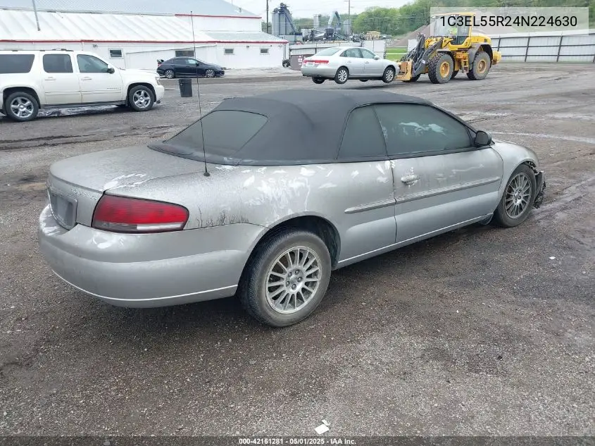 2004 Chrysler Sebring Lxi VIN: 1C3EL55R24N224630 Lot: 42161281