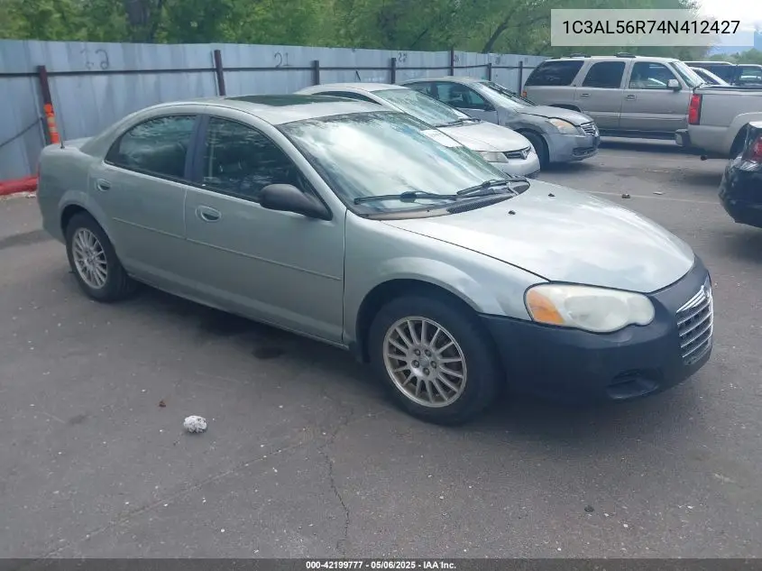 2004 Chrysler Sebring Touring VIN: 1C3AL56R74N412427 Lot: 42199777