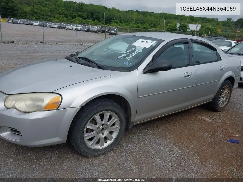 2004 Chrysler Sebring VIN: 1C3EL46X44N364069 Lot: 42467873