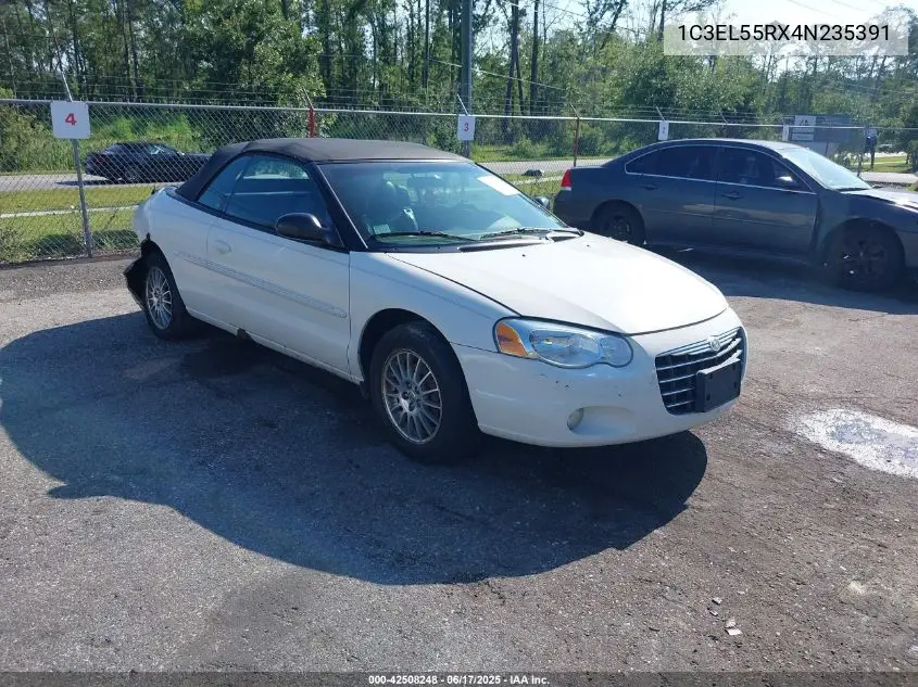 2004 Chrysler Sebring Lxi VIN: 1C3EL55RX4N235391 Lot: 42508248