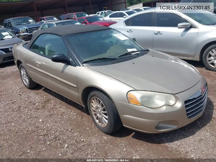 2004 Chrysler Sebring Lxi VIN: 1C3EL55RX4N330145 Lot: 42511475