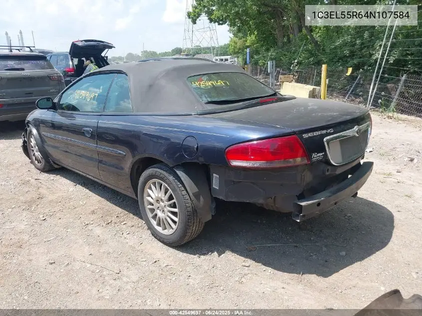 2004 Chrysler Sebring Lxi VIN: 1C3EL55R64N107584 Lot: 42549697