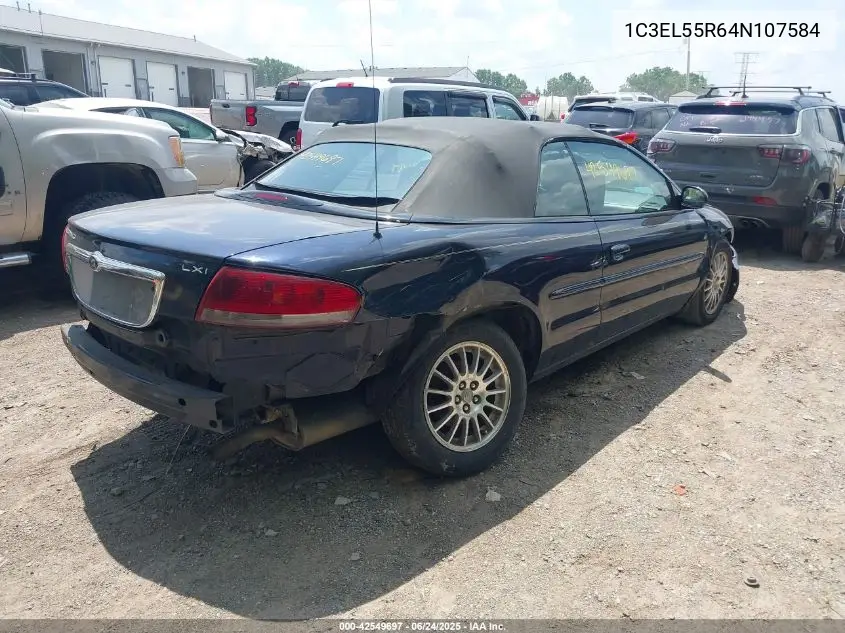 2004 Chrysler Sebring Lxi VIN: 1C3EL55R64N107584 Lot: 42549697