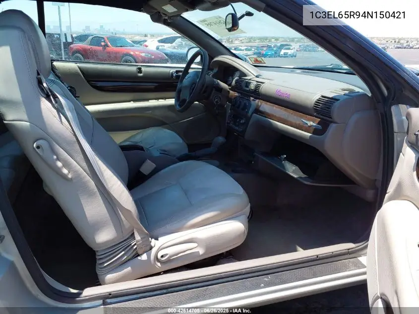 2004 Chrysler Sebring Limited VIN: 1C3EL65R94N150421 Lot: 42614705