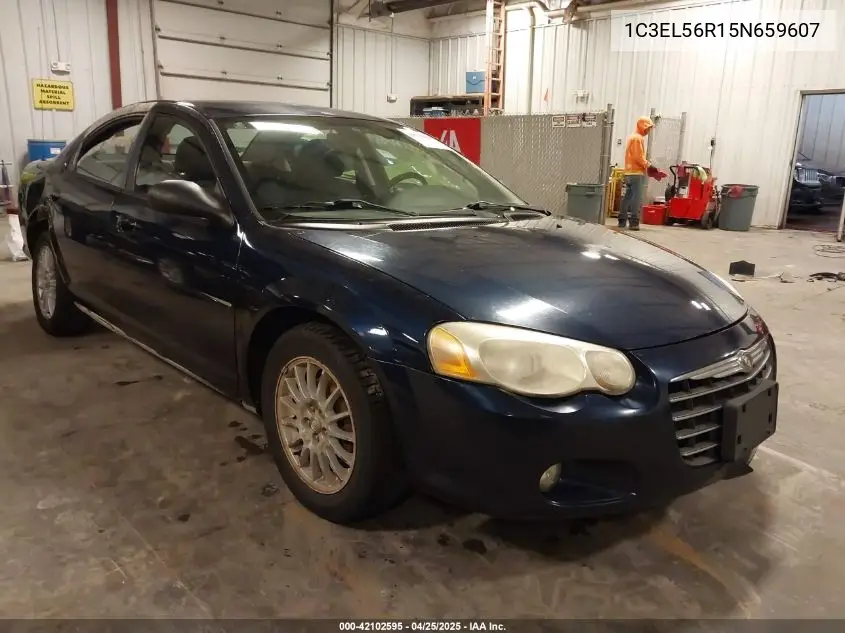 2005 Chrysler Sebring Touring VIN: 1C3EL56R15N659607 Lot: 42102595