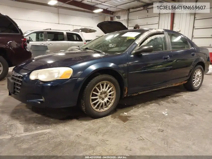 2005 Chrysler Sebring Touring VIN: 1C3EL56R15N659607 Lot: 42102595