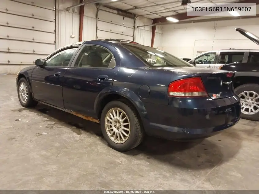 2005 Chrysler Sebring Touring VIN: 1C3EL56R15N659607 Lot: 42102595