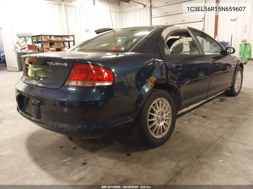 2005 Chrysler Sebring Touring VIN: 1C3EL56R15N659607 Lot: 42102595