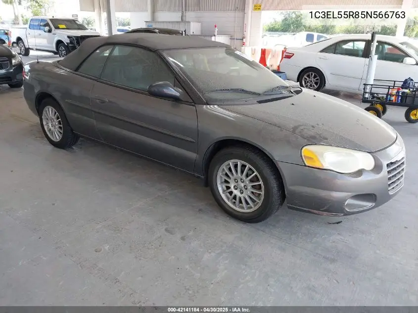 2005 Chrysler Sebring Touring VIN: 1C3EL55R85N566763 Lot: 42141184
