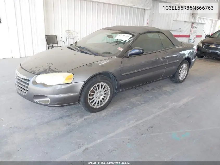 2005 Chrysler Sebring Touring VIN: 1C3EL55R85N566763 Lot: 42141184