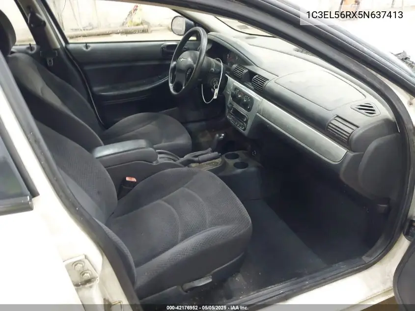 2005 Chrysler Sebring Touring VIN: 1C3EL56RX5N637413 Lot: 42176952