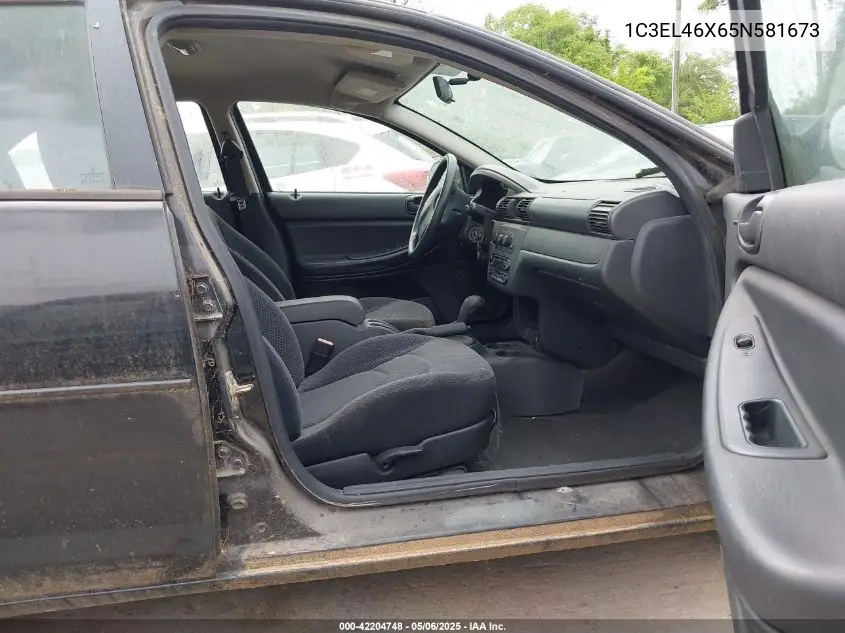 2005 Chrysler Sebring VIN: 1C3EL46X65N581673 Lot: 42204748