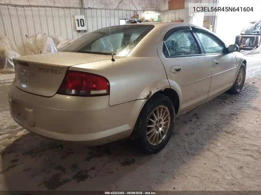 2005 Chrysler Sebring Touring VIN: 1C3EL56R45N641604 Lot: 42222382