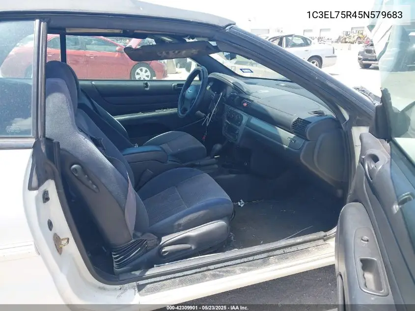 2005 Chrysler Sebring Gtc VIN: 1C3EL75R45N579683 Lot: 42309901