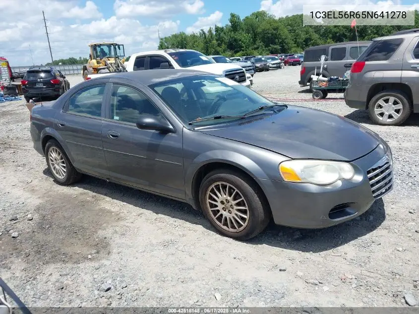 2005 Chrysler Sebring Touring VIN: 1C3EL56R65N641278 Lot: 42518148
