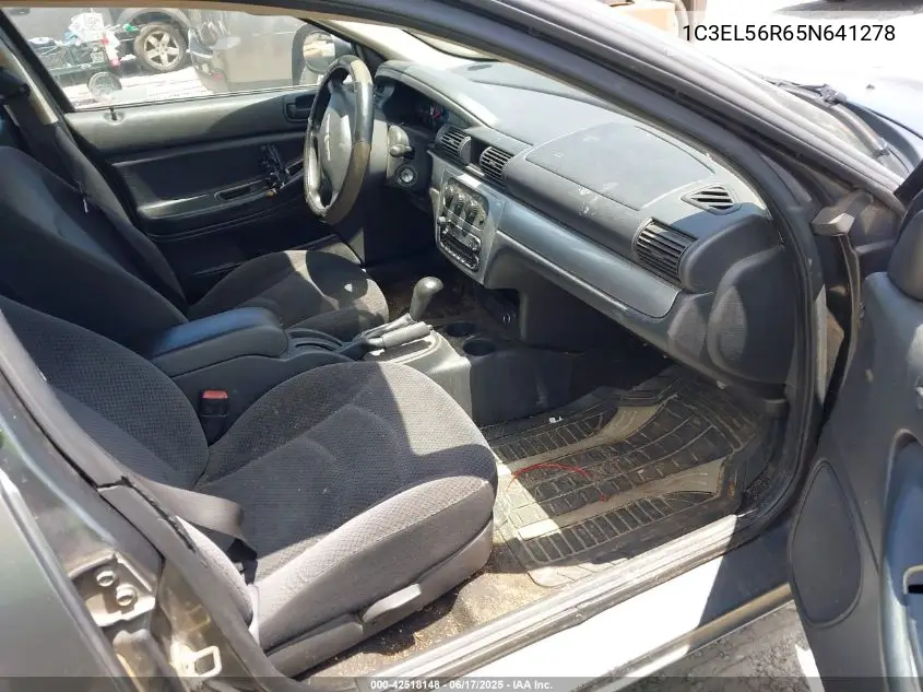 2005 Chrysler Sebring Touring VIN: 1C3EL56R65N641278 Lot: 42518148