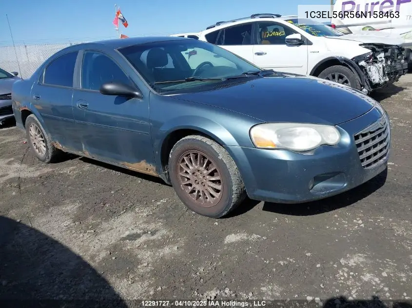 2006 Chrysler Sebring Touring VIN: 1C3EL56R56N158463 Lot: 12291727
