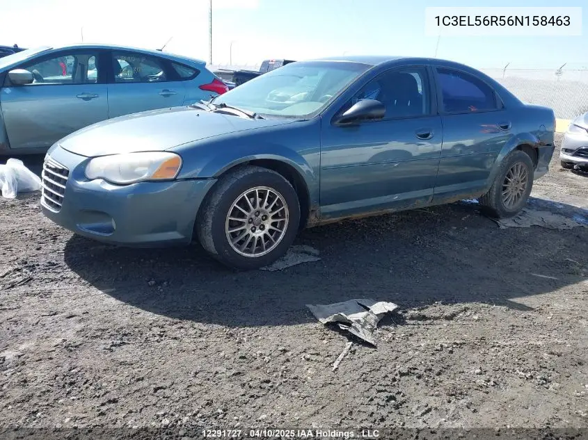2006 Chrysler Sebring Touring VIN: 1C3EL56R56N158463 Lot: 12291727