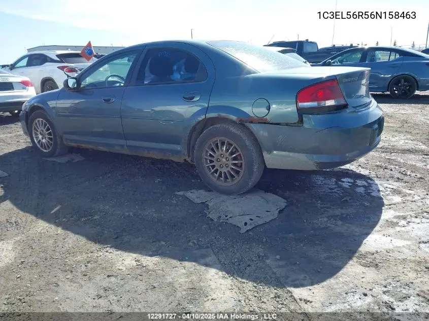 2006 Chrysler Sebring Touring VIN: 1C3EL56R56N158463 Lot: 12291727