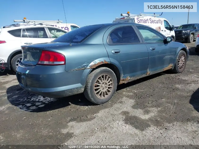 2006 Chrysler Sebring Touring VIN: 1C3EL56R56N158463 Lot: 12291727