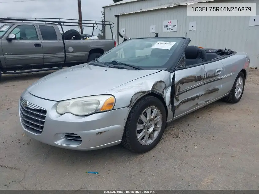 2006 Chrysler Sebring Gtc VIN: 1C3EL75R46N256879 Lot: 42071980