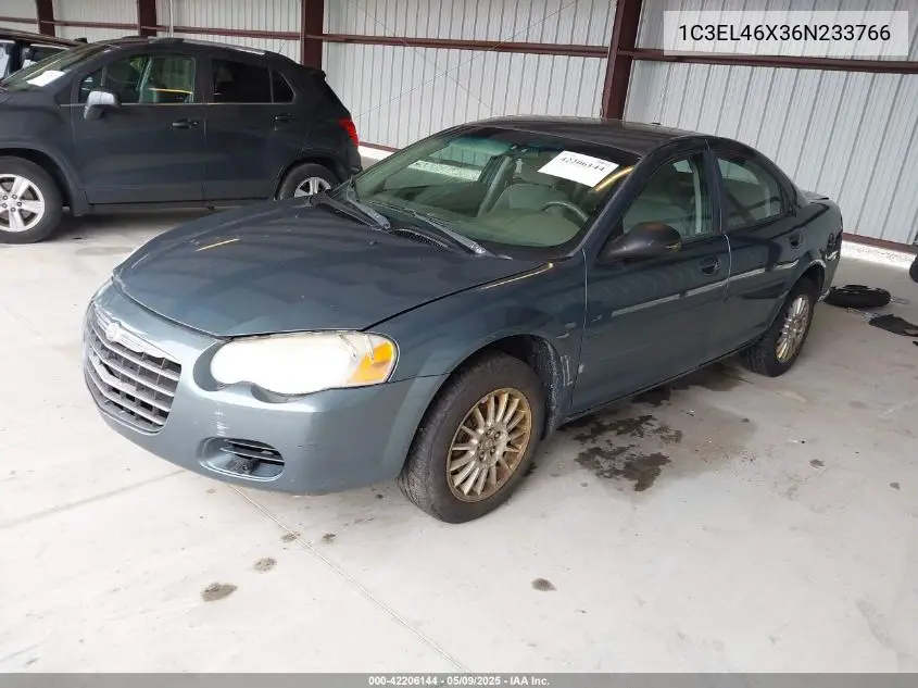 2006 Chrysler Sebring VIN: 1C3EL46X36N233766 Lot: 42206144