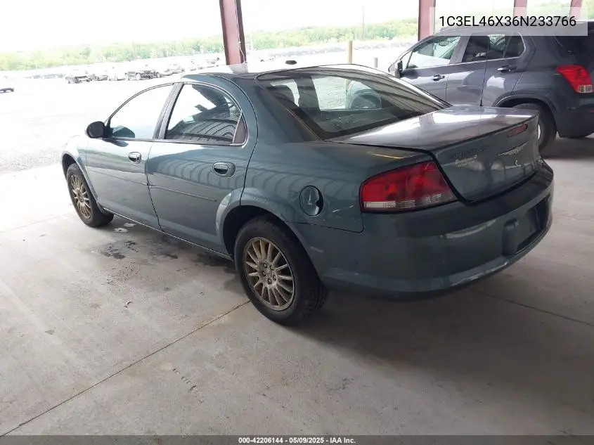 2006 Chrysler Sebring VIN: 1C3EL46X36N233766 Lot: 42206144