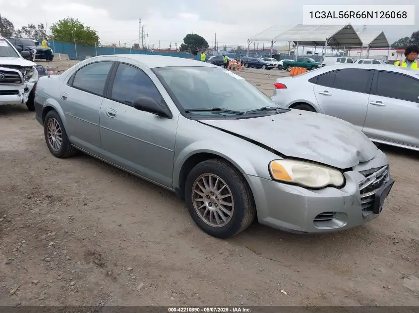 2006 Chrysler Sebring Touring VIN: 1C3AL56R66N126068 Lot: 42210890