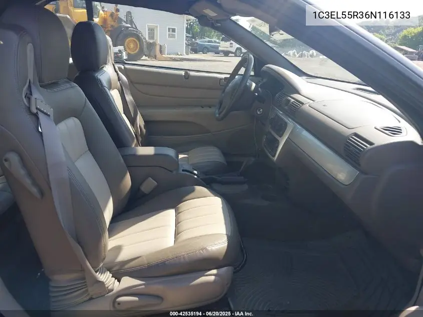 2006 Chrysler Sebring Touring VIN: 1C3EL55R36N116133 Lot: 42535194