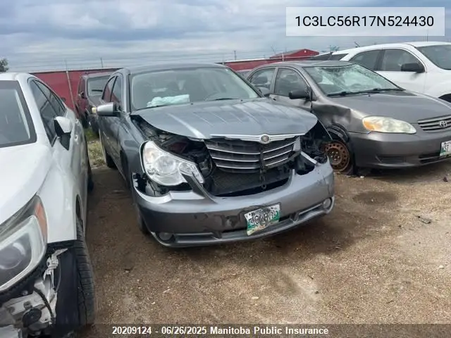 2007 Chrysler Sebring Touring VIN: 1C3LC56R17N524430 Lot: 20209124