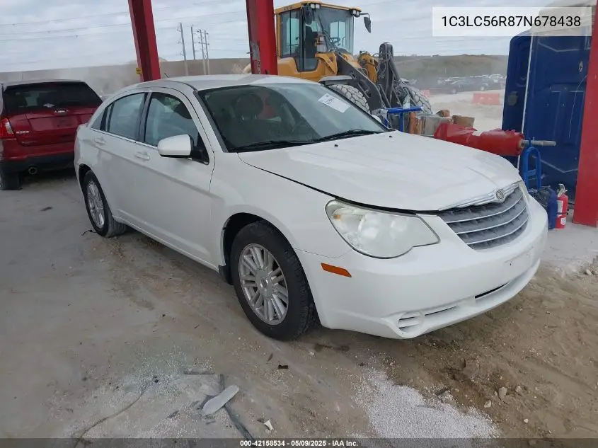 2007 Chrysler Sebring Touring VIN: 1C3LC56R87N678438 Lot: 42158534