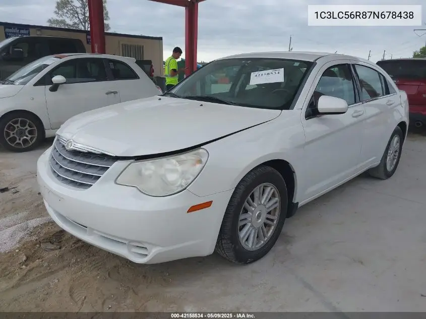 2007 Chrysler Sebring Touring VIN: 1C3LC56R87N678438 Lot: 42158534