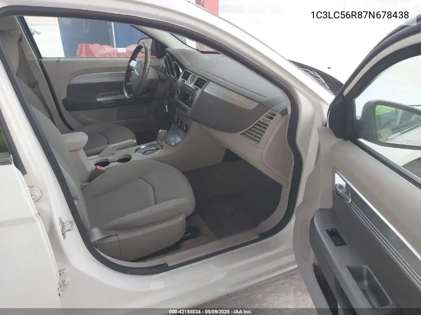 2007 Chrysler Sebring Touring VIN: 1C3LC56R87N678438 Lot: 42158534