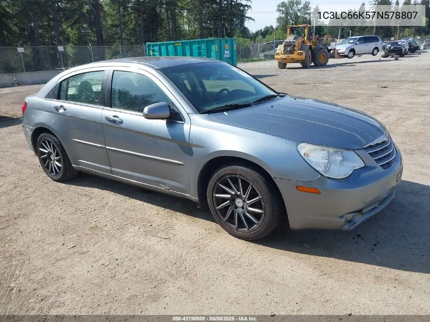 2007 Chrysler Sebring Limited VIN: 1C3LC66K57N578807 Lot: 42190508