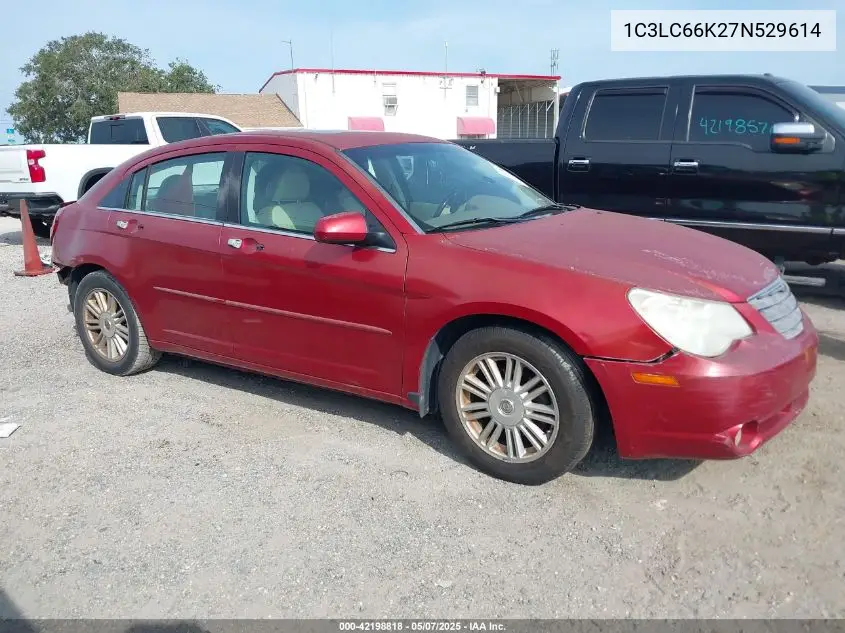 2007 Chrysler Sebring Limited VIN: 1C3LC66K27N529614 Lot: 42198818