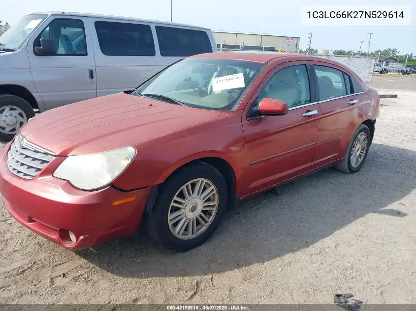 2007 Chrysler Sebring Limited VIN: 1C3LC66K27N529614 Lot: 42198818