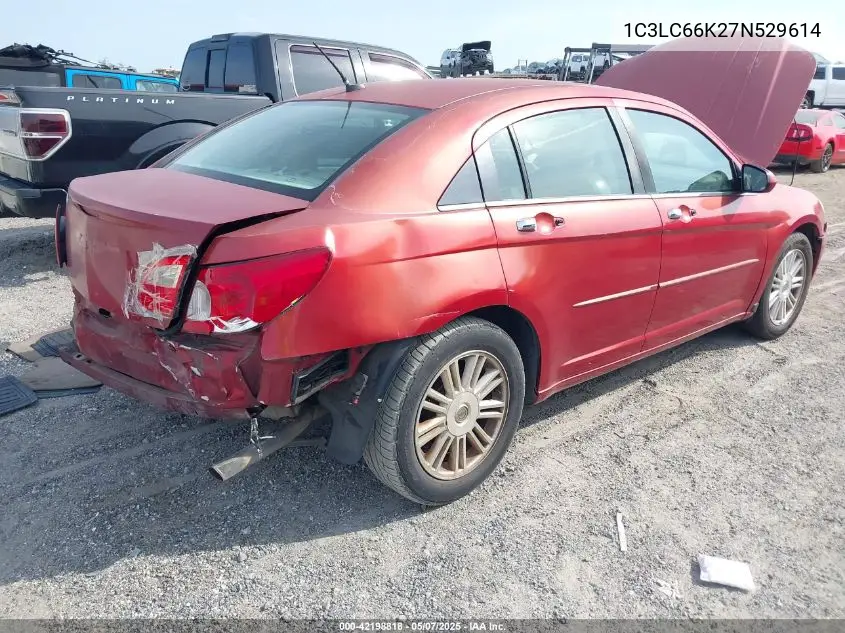 2007 Chrysler Sebring Limited VIN: 1C3LC66K27N529614 Lot: 42198818