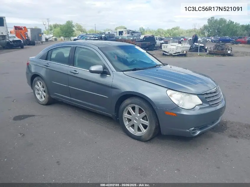 2007 Chrysler Sebring Touring VIN: 1C3LC56R17N521091 Lot: 42202185