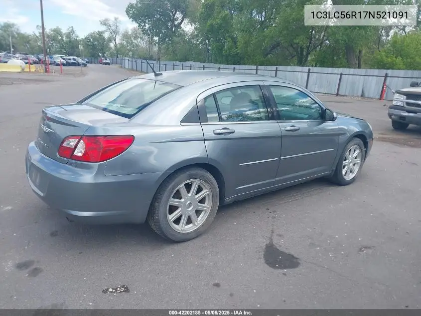 2007 Chrysler Sebring Touring VIN: 1C3LC56R17N521091 Lot: 42202185
