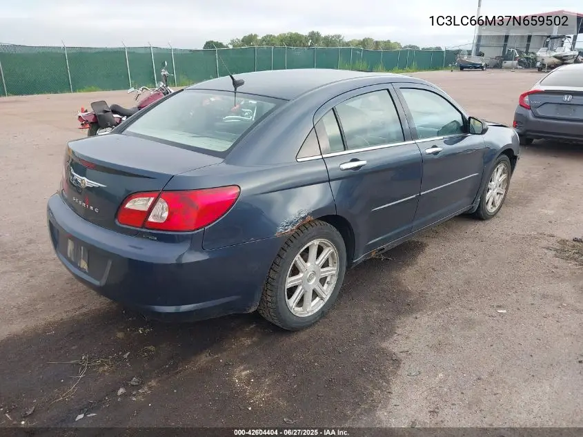 2007 Chrysler Sebring Limited VIN: 1C3LC66M37N659502 Lot: 42604404