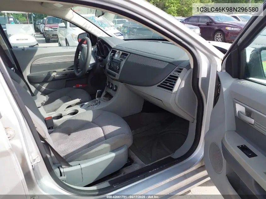 2008 Chrysler Sebring Lx VIN: 1C3LC46K98N296580 Lot: 42061791