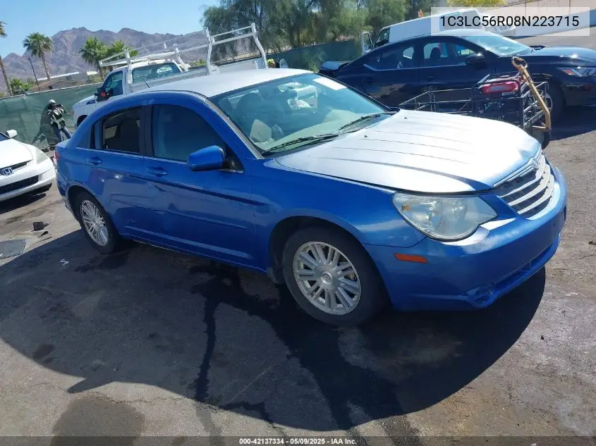 2008 Chrysler Sebring Touring VIN: 1C3LC56R08N223715 Lot: 42137334