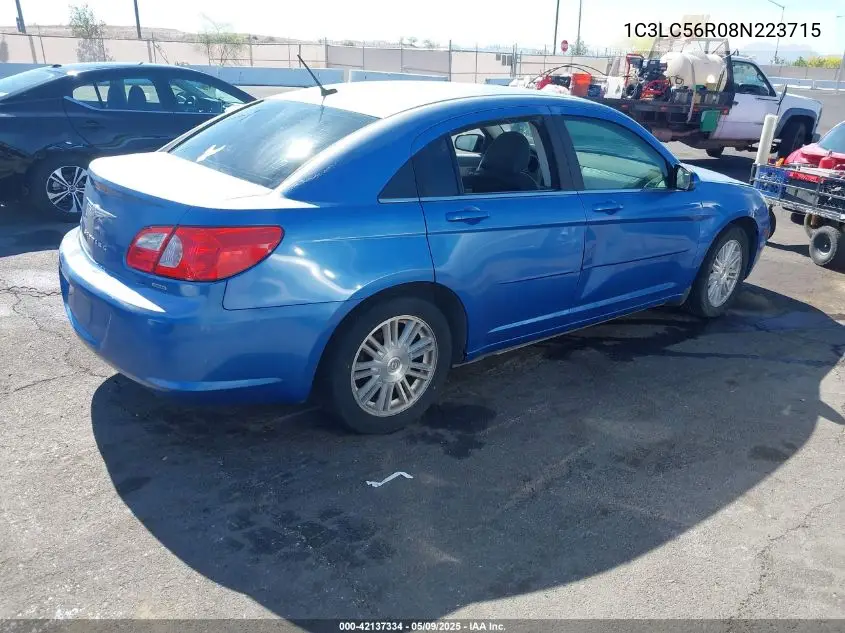 2008 Chrysler Sebring Touring VIN: 1C3LC56R08N223715 Lot: 42137334
