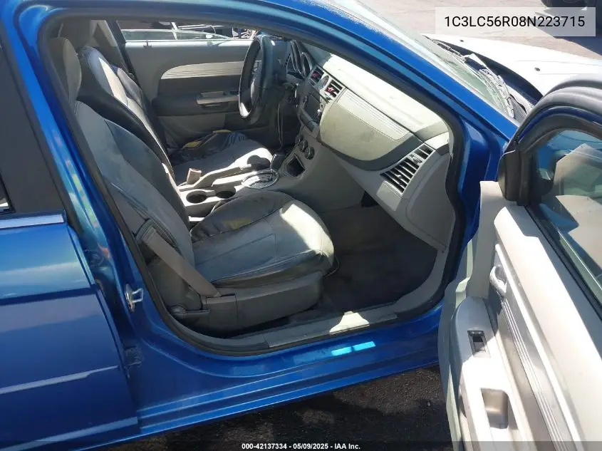 2008 Chrysler Sebring Touring VIN: 1C3LC56R08N223715 Lot: 42137334