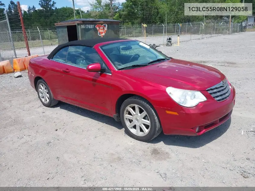 2008 Chrysler Sebring Touring VIN: 1C3LC55R08N129058 Lot: 42172905