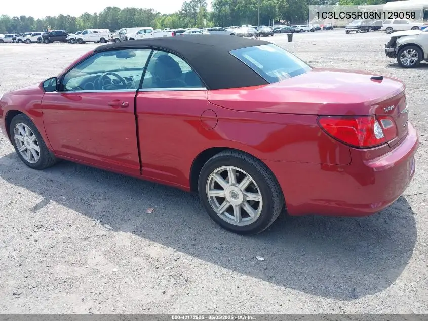 2008 Chrysler Sebring Touring VIN: 1C3LC55R08N129058 Lot: 42172905