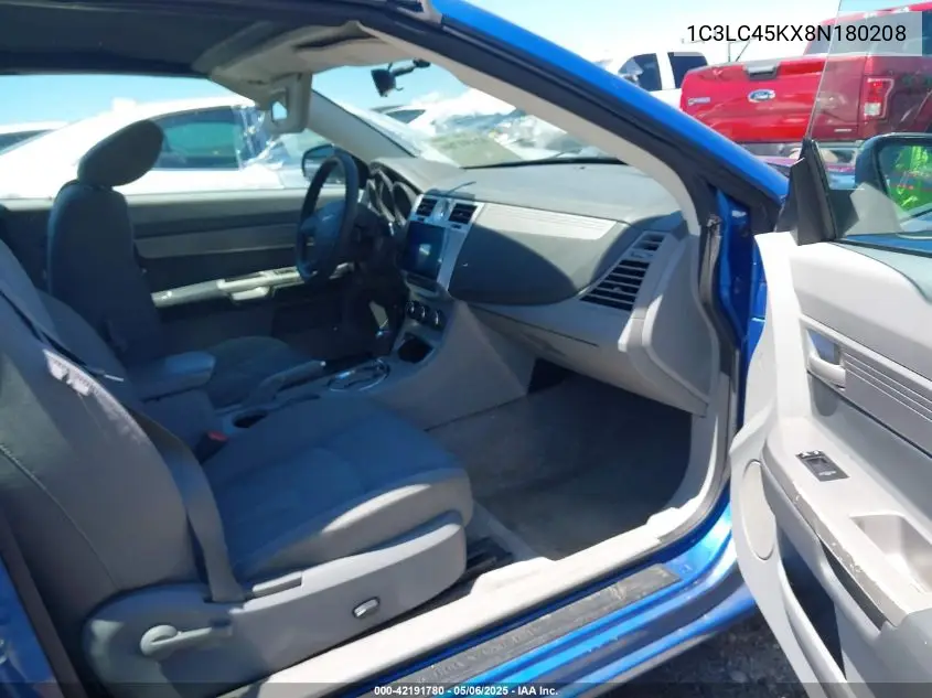 2008 Chrysler Sebring Lx VIN: 1C3LC45KX8N180208 Lot: 42191780