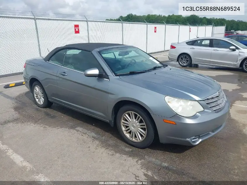 2008 Chrysler Sebring Touring VIN: 1C3LC55R88N689524 Lot: 42208968