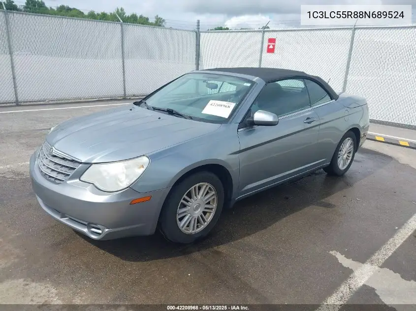 2008 Chrysler Sebring Touring VIN: 1C3LC55R88N689524 Lot: 42208968